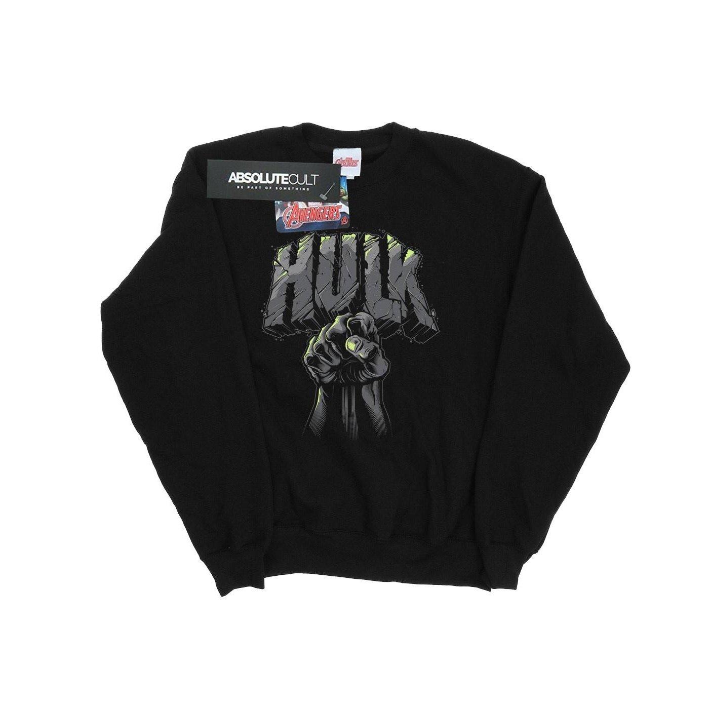 Image of Hulk Punch Logo Sweatshirt Damen Schwarz L