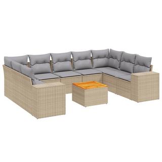 VidaXL Garten sofagarnitur poly-rattan  