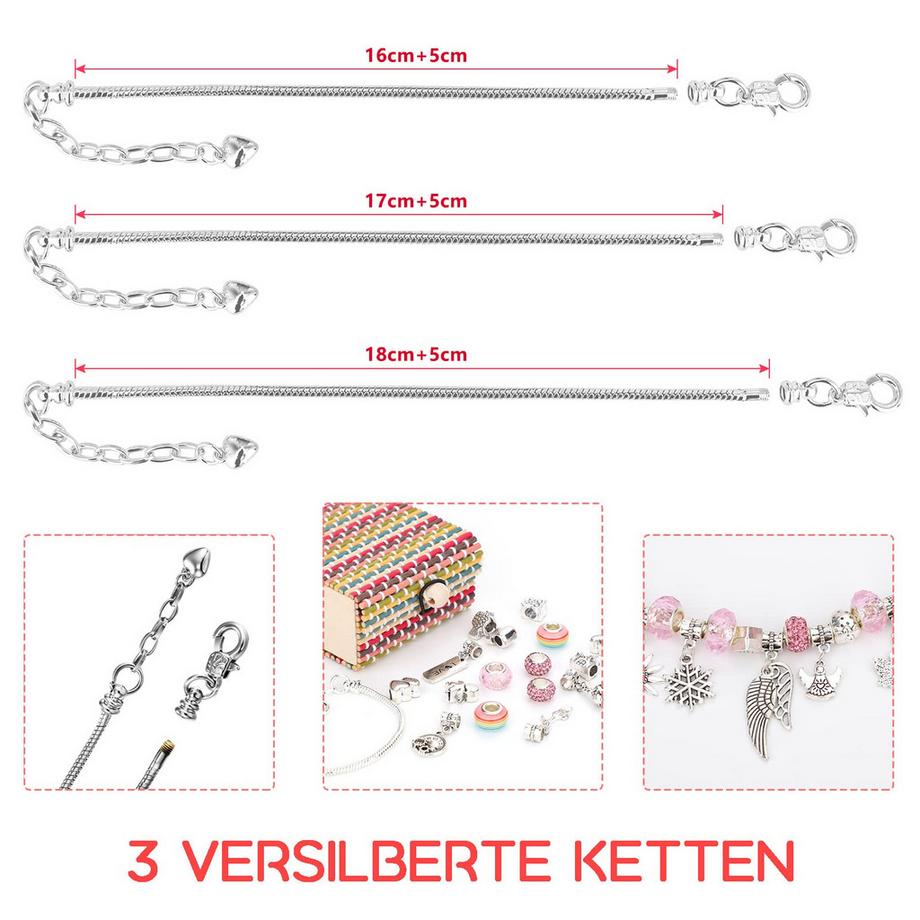 Activity-board  Armbänder selber machen, Schmuck-Bastelset für Kinder 