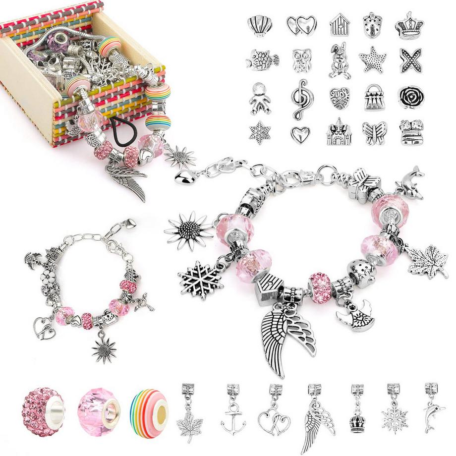 Activity-board  Armbänder selber machen, Schmuck-Bastelset für Kinder 