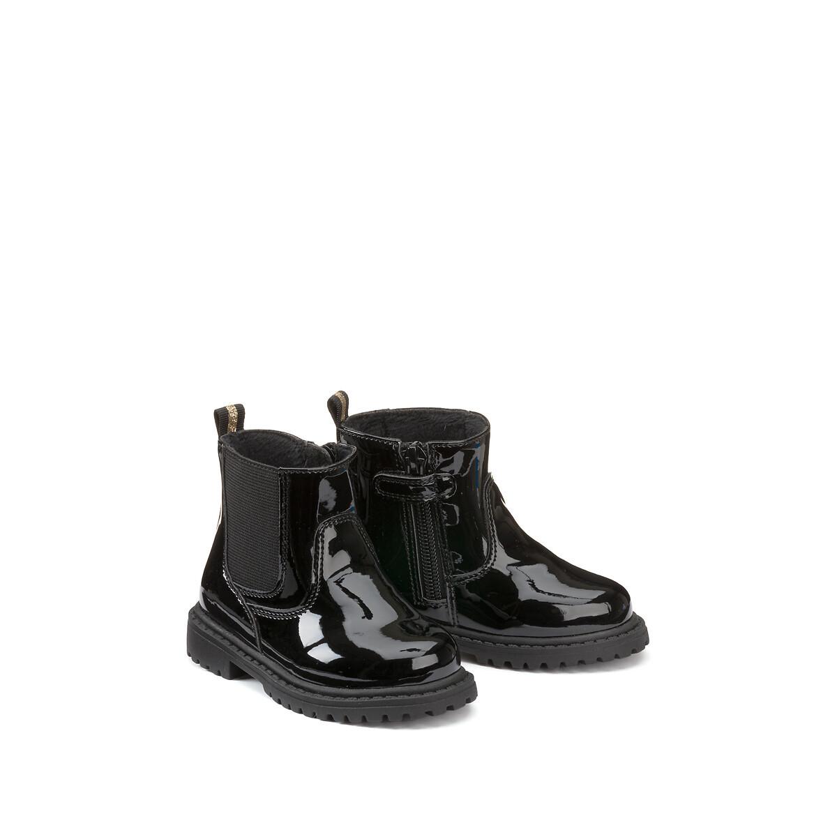 Image of Boots Mit Reissverschluss Damen Schwarz 20