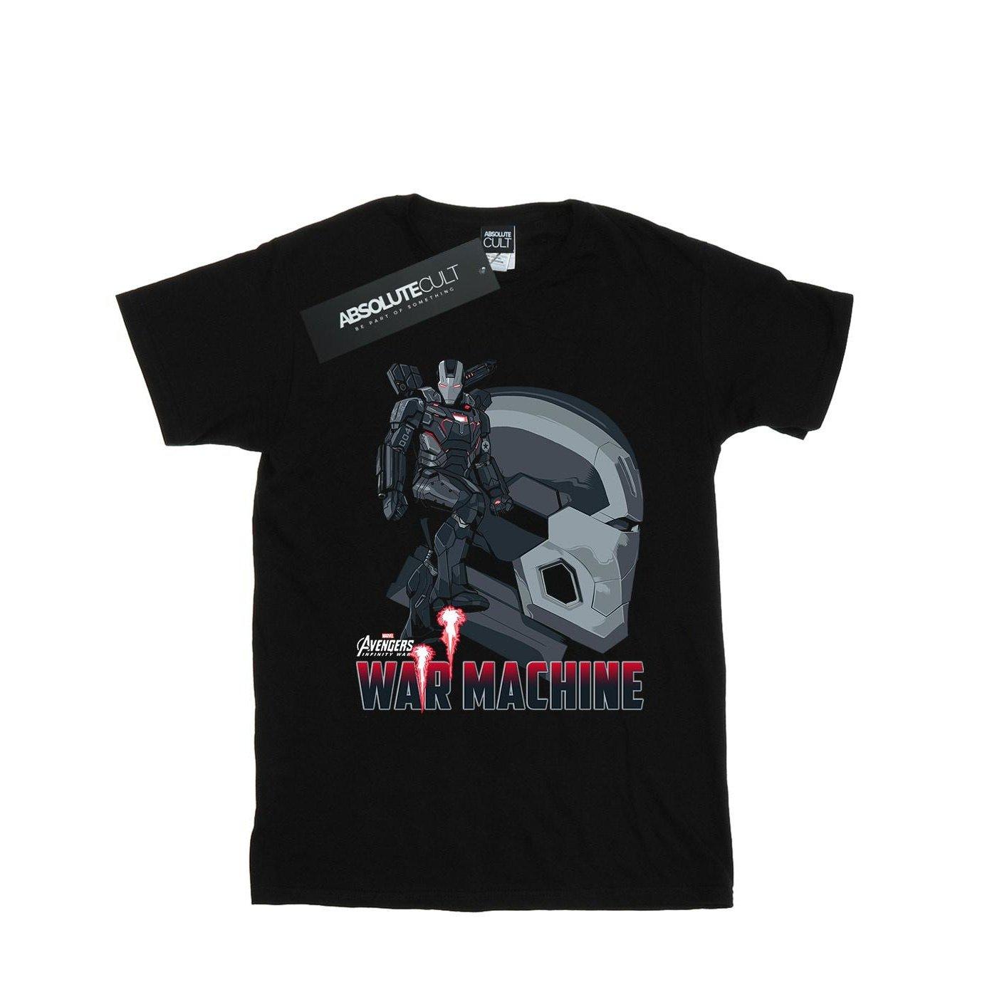 Image of Avengers Infinity War War Machine Character Tshirt Herren Schwarz M