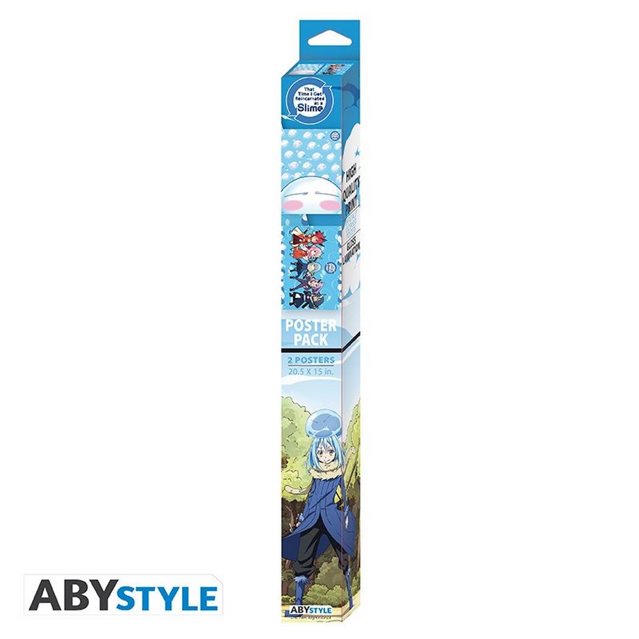 Abystyle  Poster - Packung mit 2 - Tensei Shitara Slime Datta Ken - Artworks 