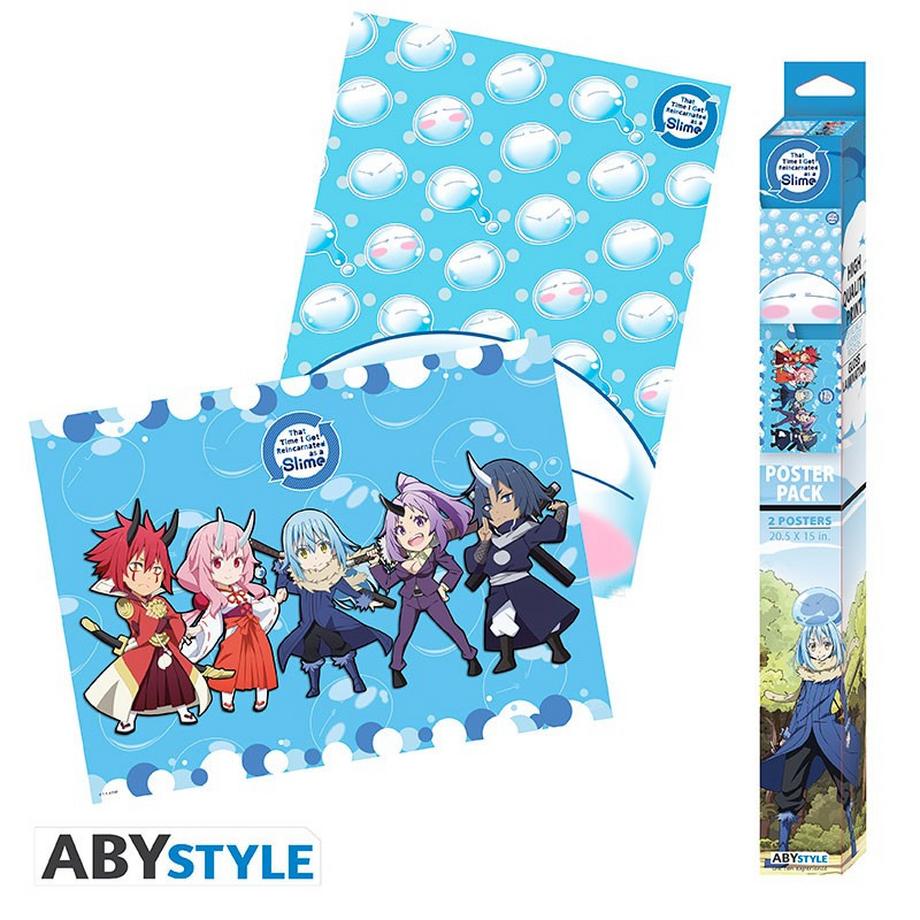 Abystyle  Poster - Packung mit 2 - Tensei Shitara Slime Datta Ken - Artworks 