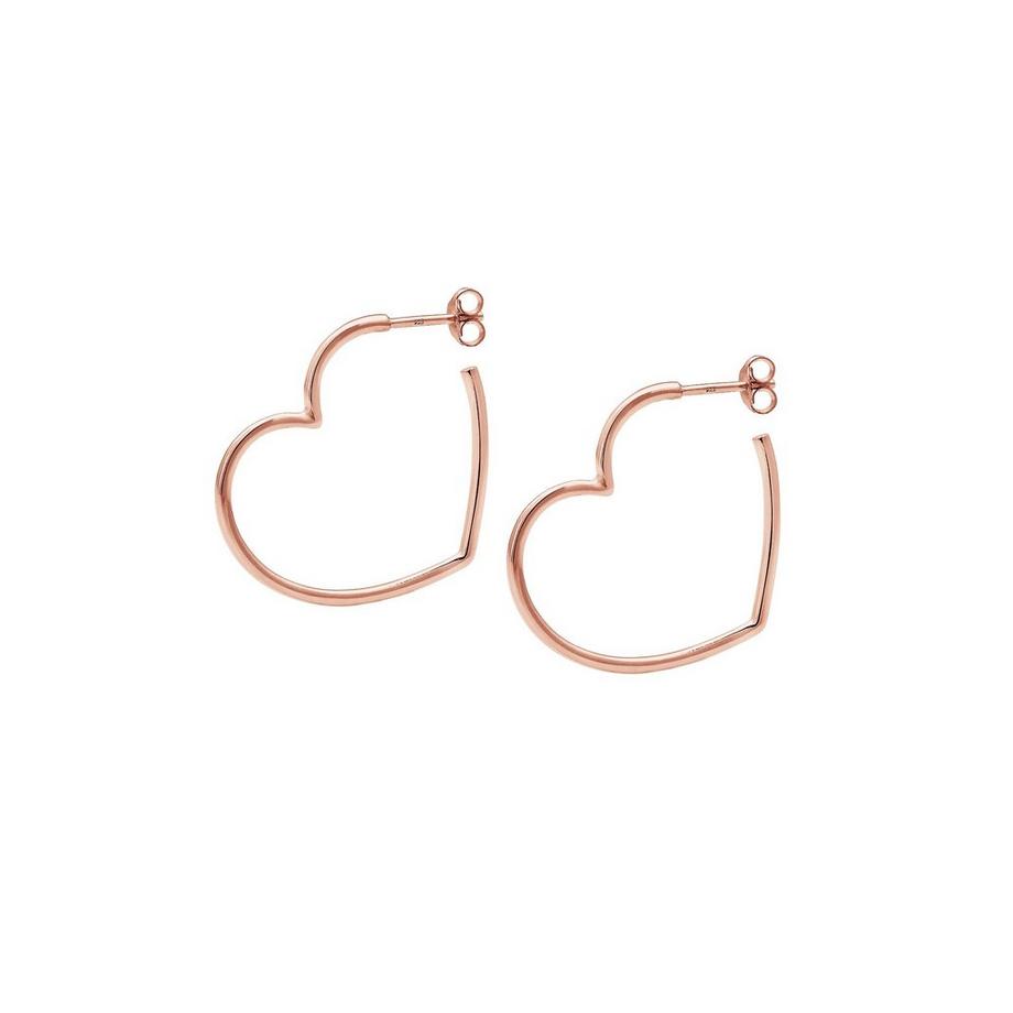 Elli  Ohrringe Creolen Herz Liebe Filigran 