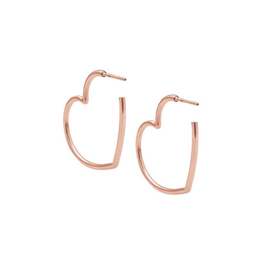 Elli  Ohrringe Creolen Herz Liebe Filigran 