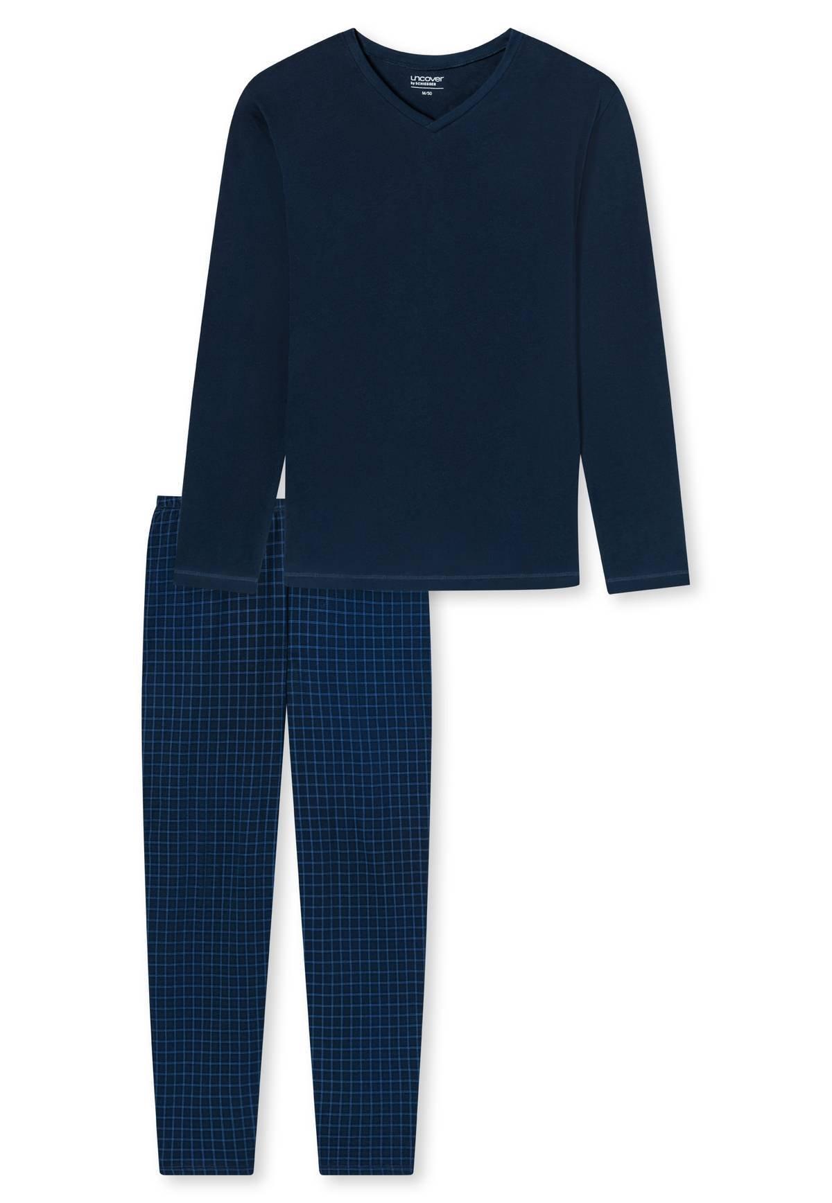 Image of Pyjama Homewear Bequem Sitzend Unisex Blau S