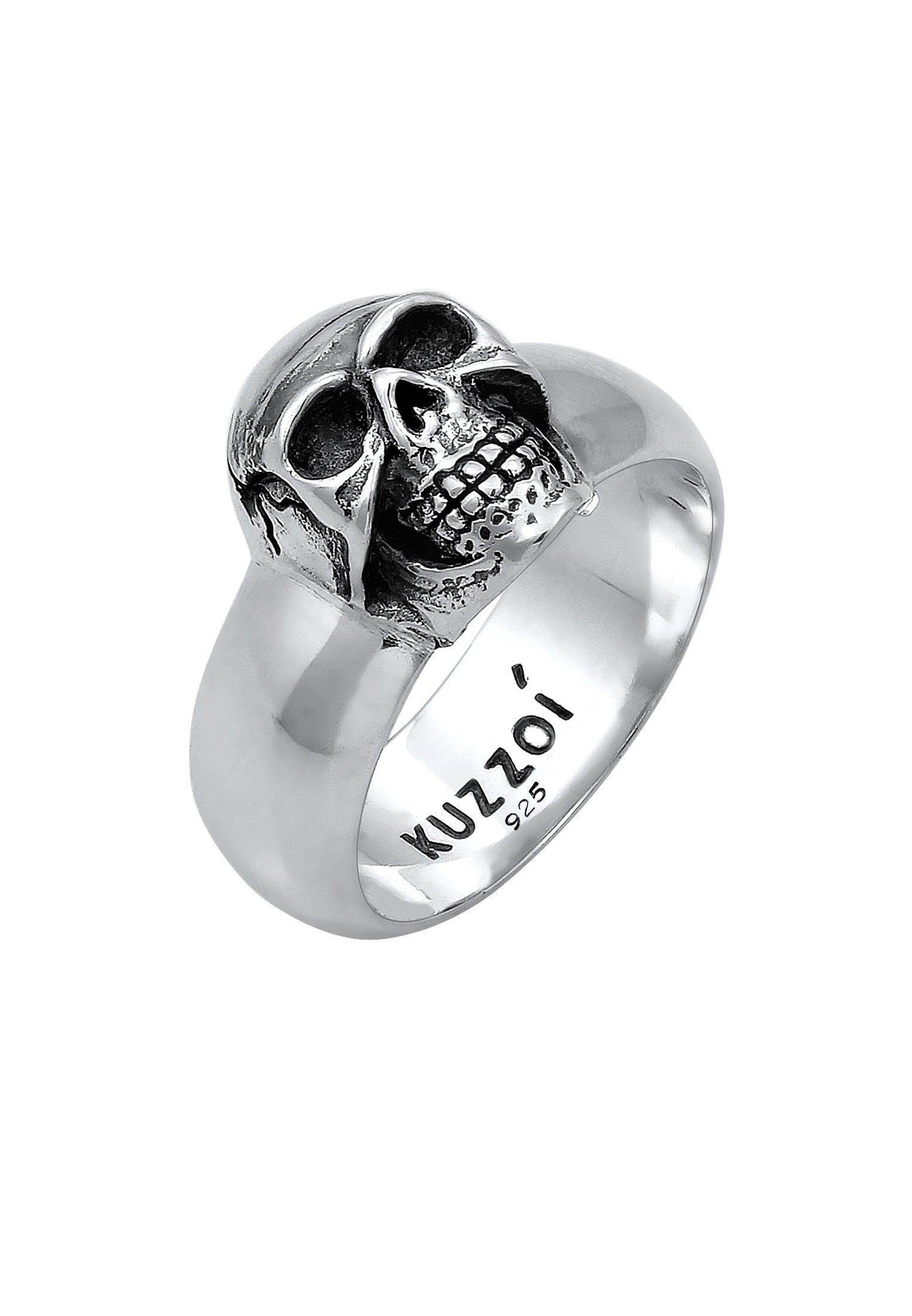 Image of Ring Siegelring Totenkopf Damen Silber 64mm
