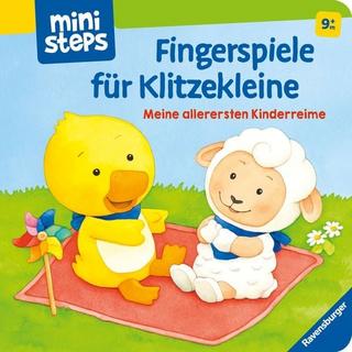 ministeps Fingerspiele für Klitzekleine Volksgut; Neubacher-Fesser, Monika (Illustrationen) Copertina rigida 