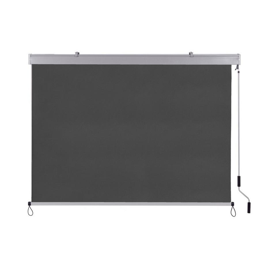 Northix Vertikale Rollmarkise mit Kurbel, Balkon, Terrasse, Pavillon, Beige, MultiGarden  