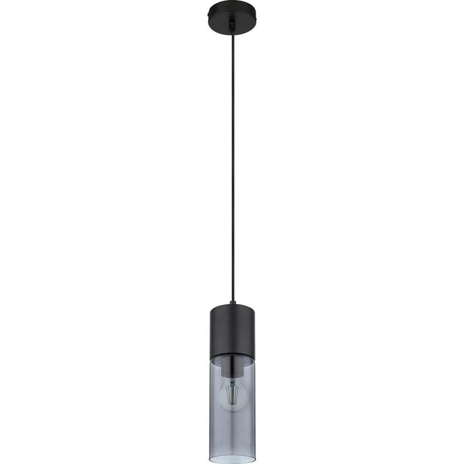 mutoni Lampe à suspension Annika métal noir mat 1xE27  