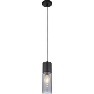 mutoni Lampe à suspension Annika métal noir mat 1xE27  