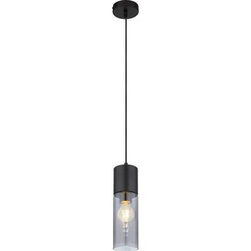 Lampe à suspension Annika métal noir mat 1xE27