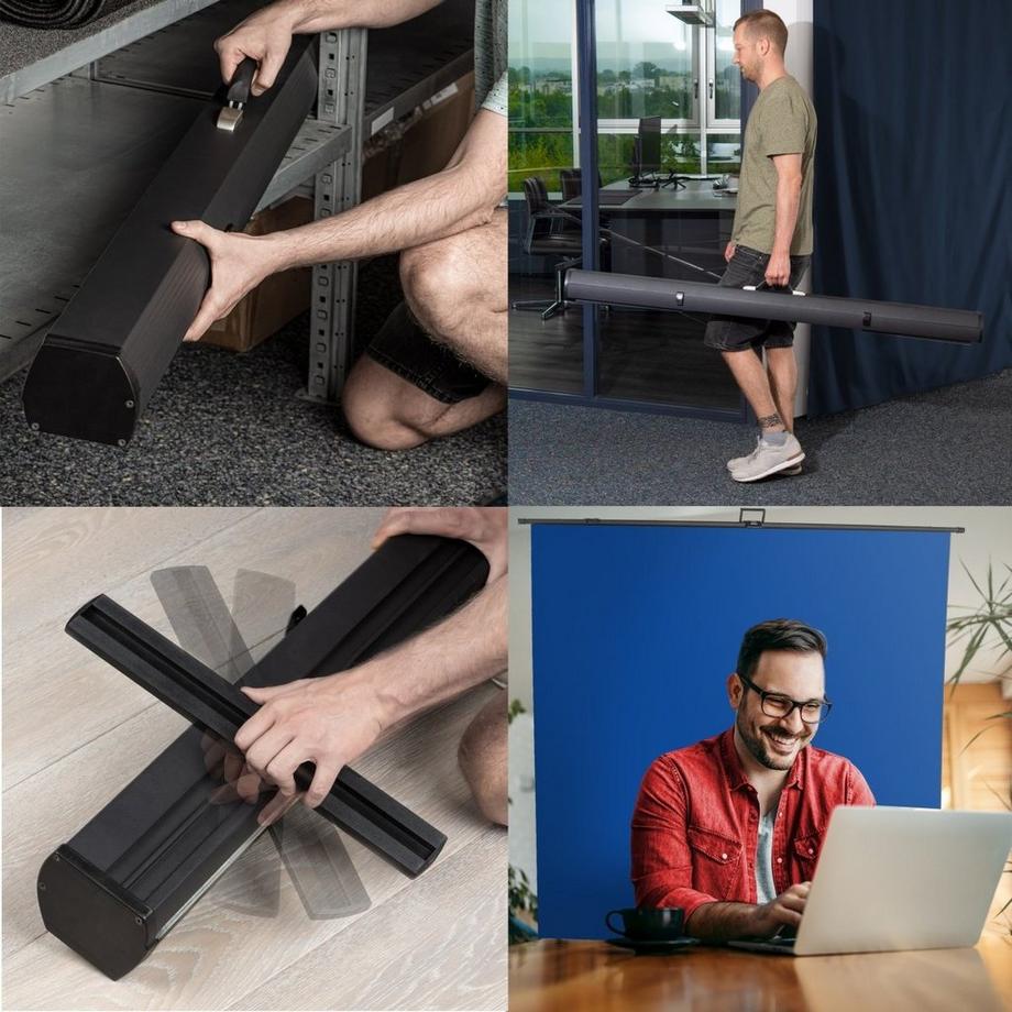 Walimex  Walimex 23164 sfondi per foto Tessuto Monocromatico Blu 