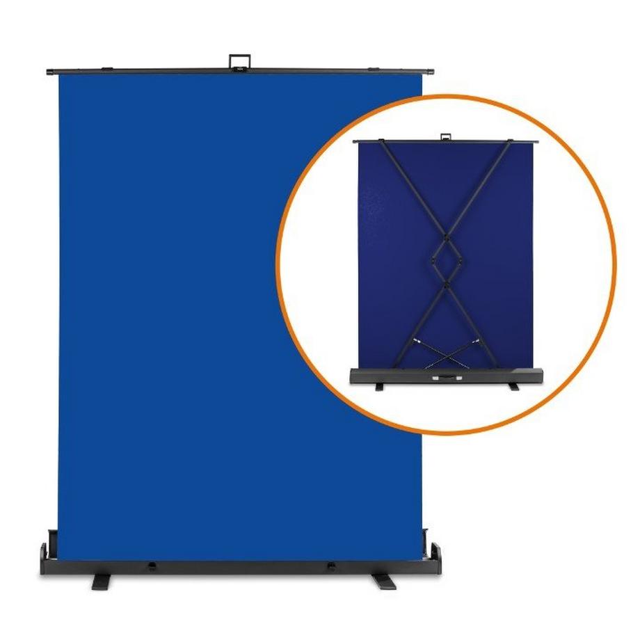 Walimex 23164 sfondi per foto Tessuto Monocromatico Blu