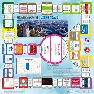 GEWERBE-SPIEL  Brettspiel LUZERN Stadt Neuauflage (Deutsch) 