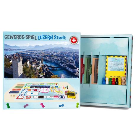 GEWERBE-SPIEL  Brettspiel LUZERN Stadt Neuauflage (Deutsch) 