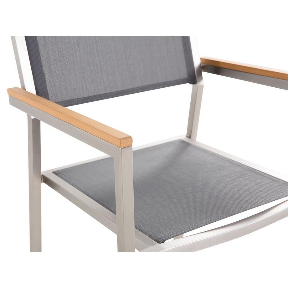 Beliani Set da pranzo per 6 persone en Granito Industriale GROSSETO  