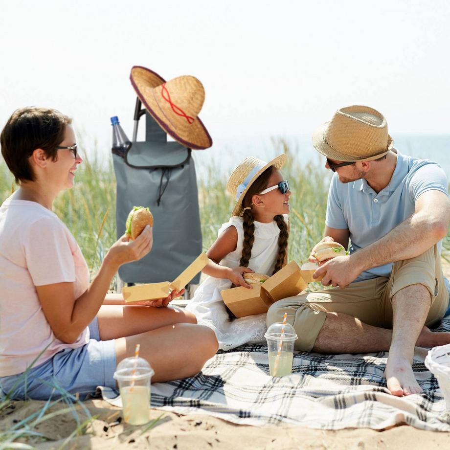 Northix  Chariot de courses pliable 