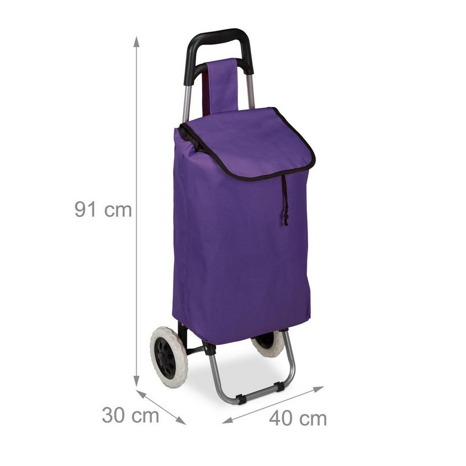 Northix  Chariot de courses pliable 