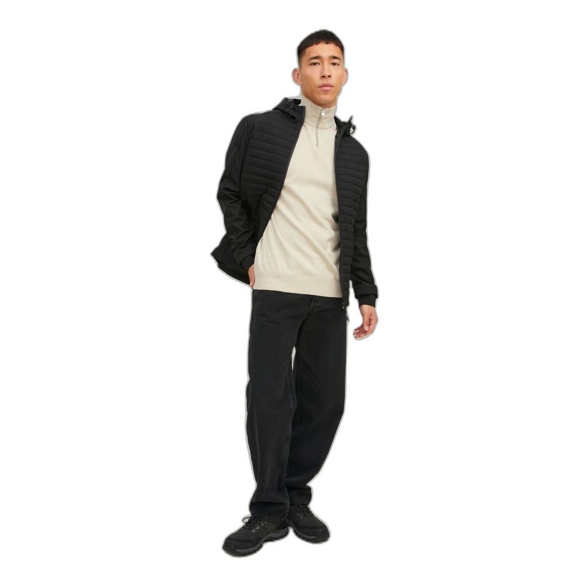 JACK & JONES Emil Pull Semi-Zippé en Maille  