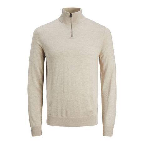 JACK & JONES Emil Pull Semi-Zippé en Maille  