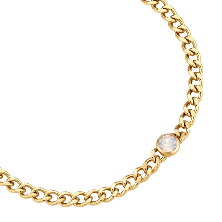 Glanzstücke München  Armband Geburtsstein Juni Edelstahl verziert mit Kristallen von Swarovski 