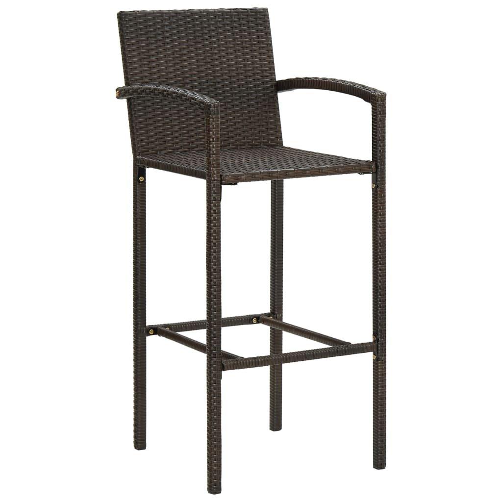 VidaXL Bar-set poly-rattan  