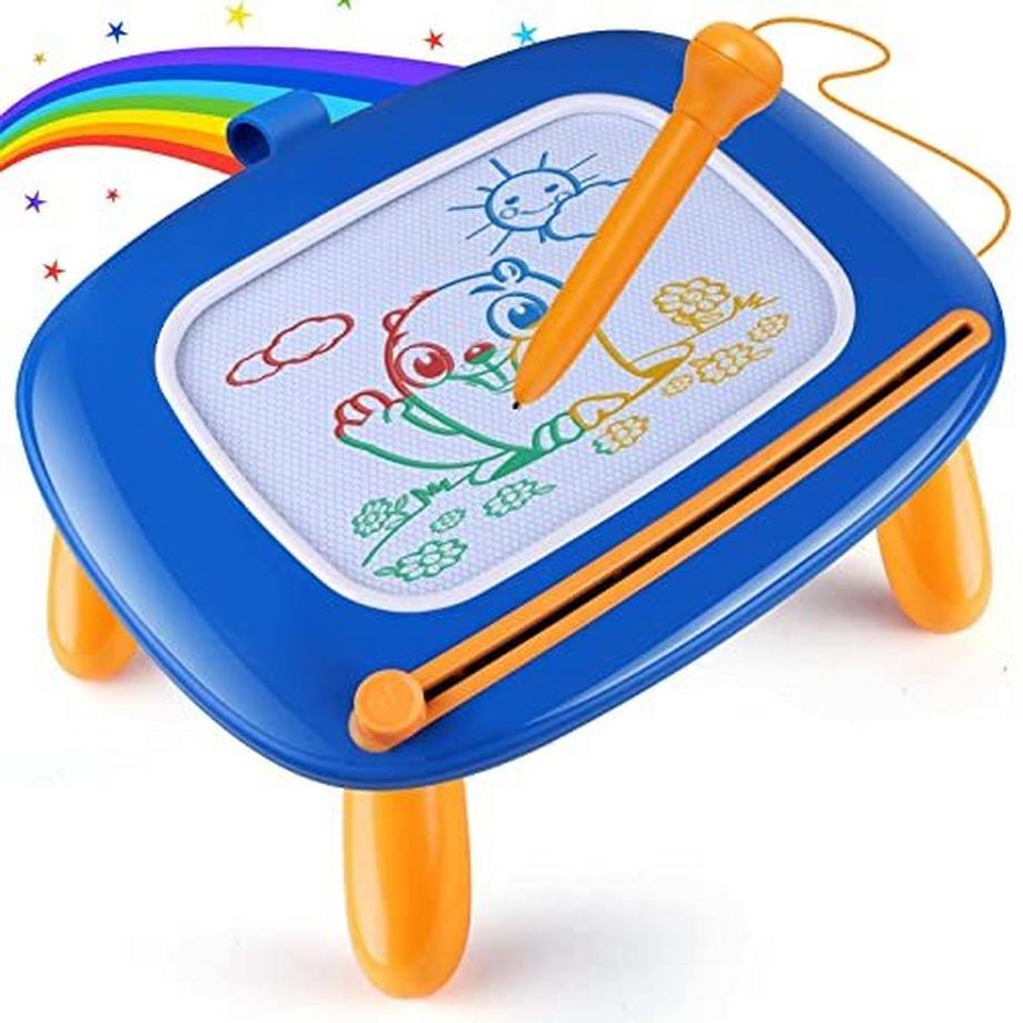 Activity-board  Magnetische Maltafel Zaubertafel für Kinder, Bunte Löschbare Magnettafel Zeichentafel mit Beinen 