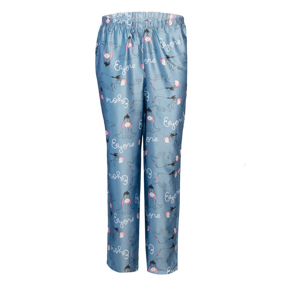 Winnie the Pooh Schlafanzug Mit Langer Hose, Satin, Gerades Bein  