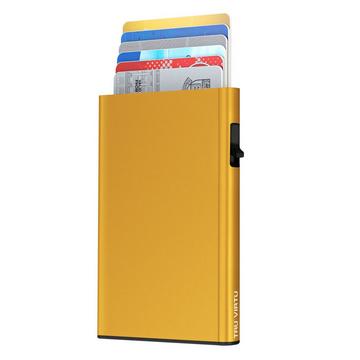 Karten Etui Click & Slide Gold