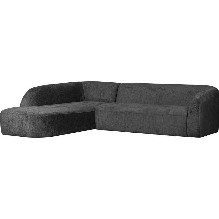 mutoni Divano angolare Sloping sinistro velluto testurizzato montagna 274x225  