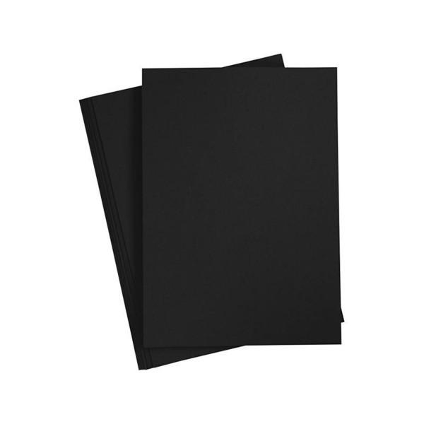 Image of 218012 Kunstdruckpapier Kunstpapier 20 Blätter Schwarz