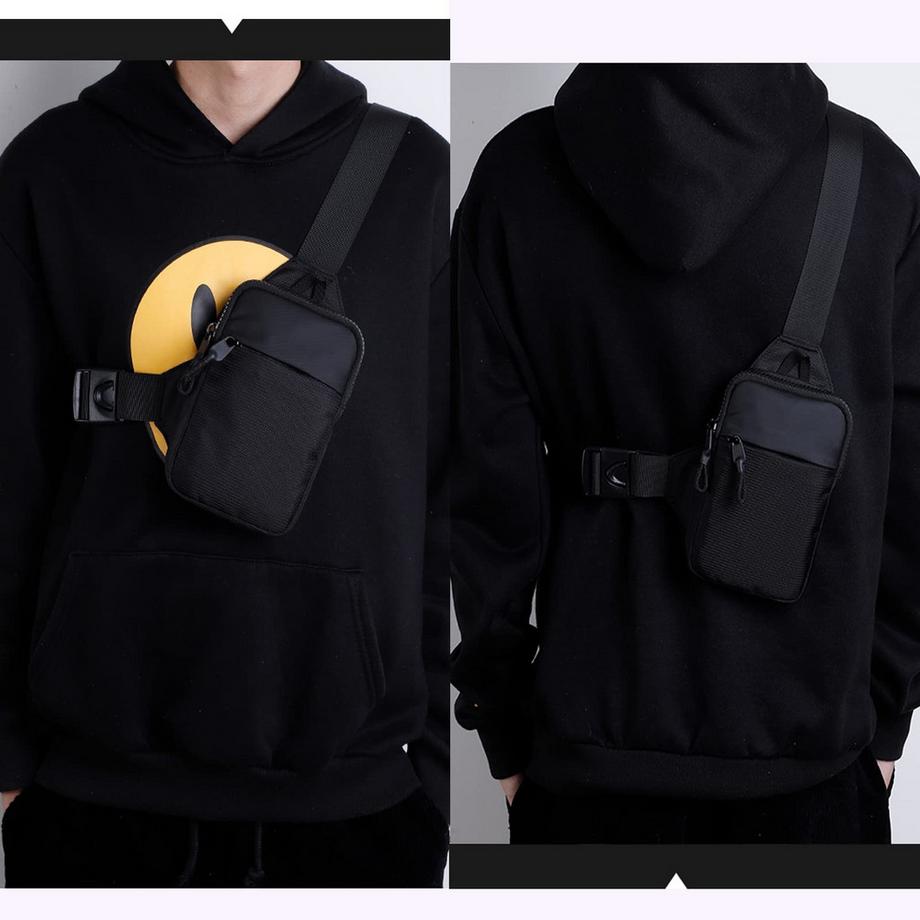 Only-bags.store Sling Chest Kleine Handytasche zum Aufhängen mit Brieftaschentasche  