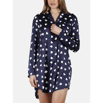 Chemise de nuit manches longues Love Heart