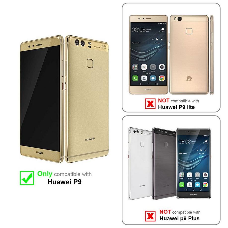 Cadorabo  Custodia per Huawei P9 cover 