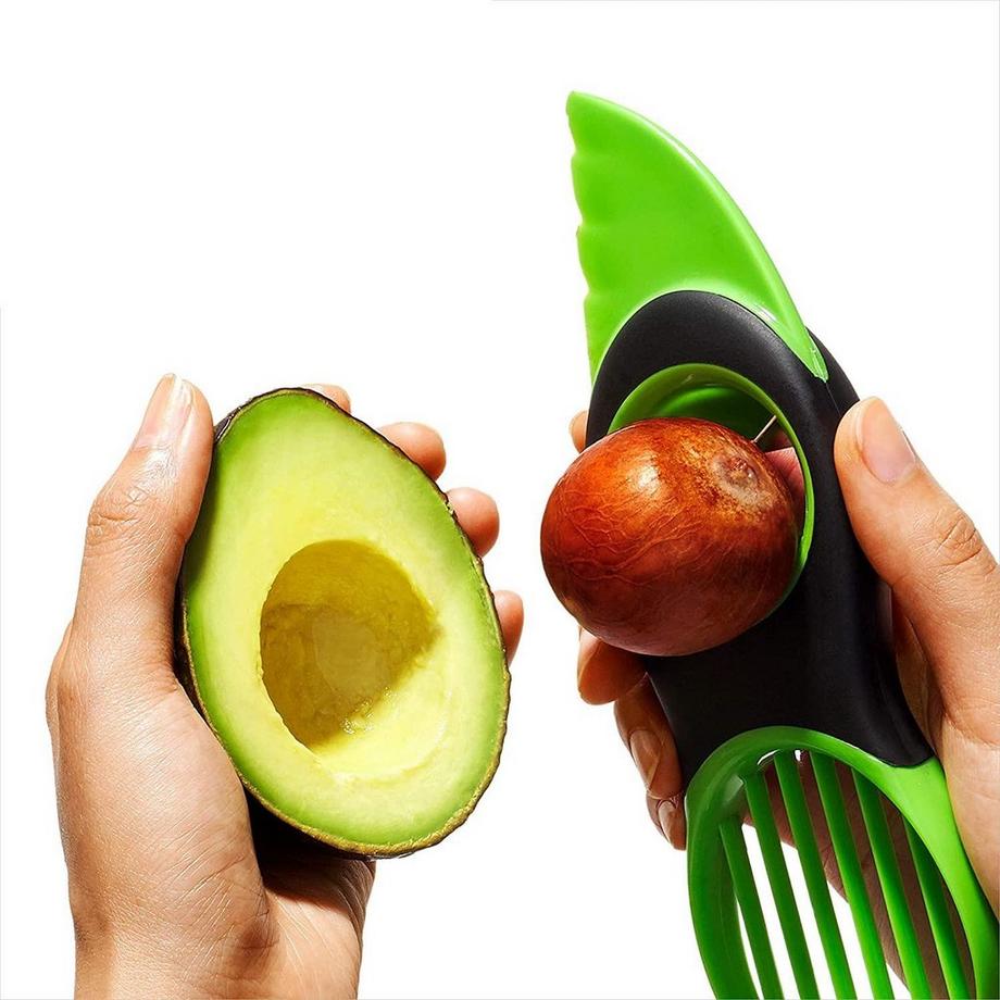 eStore Avocadoschneider, 3-in-1 - Grün  