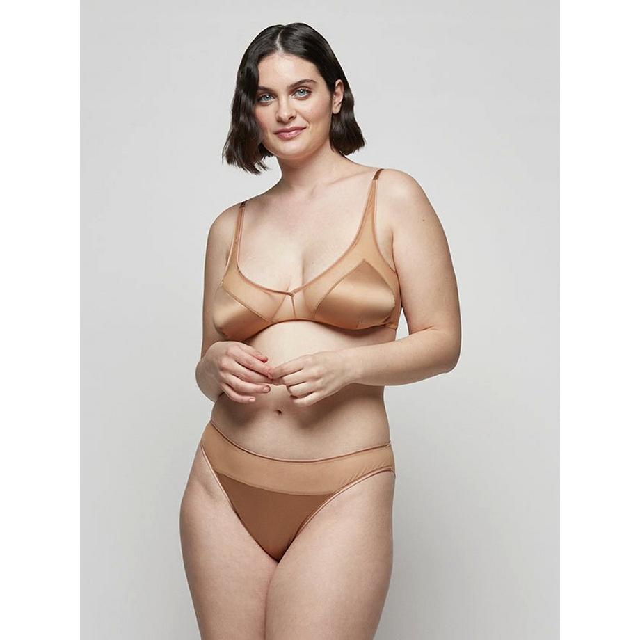 Chitè  IRIS Satin und Tüll Brasilianische Slips 