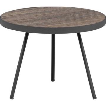 Table d'appoint Maxime Teck recyclé naturel H40