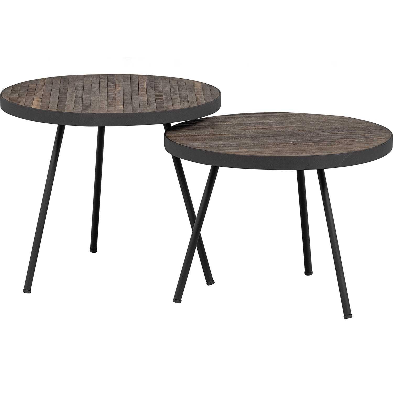 mutoni Beistelltisch Maxime Teak recycled natur H40  