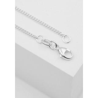 MUAU Schmuck  Collier rond gourmette or blanc 750, 1.6mm, 50cm 