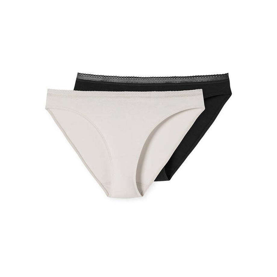 Schiesser Cotton Lace Rio Slip 2er Pack  