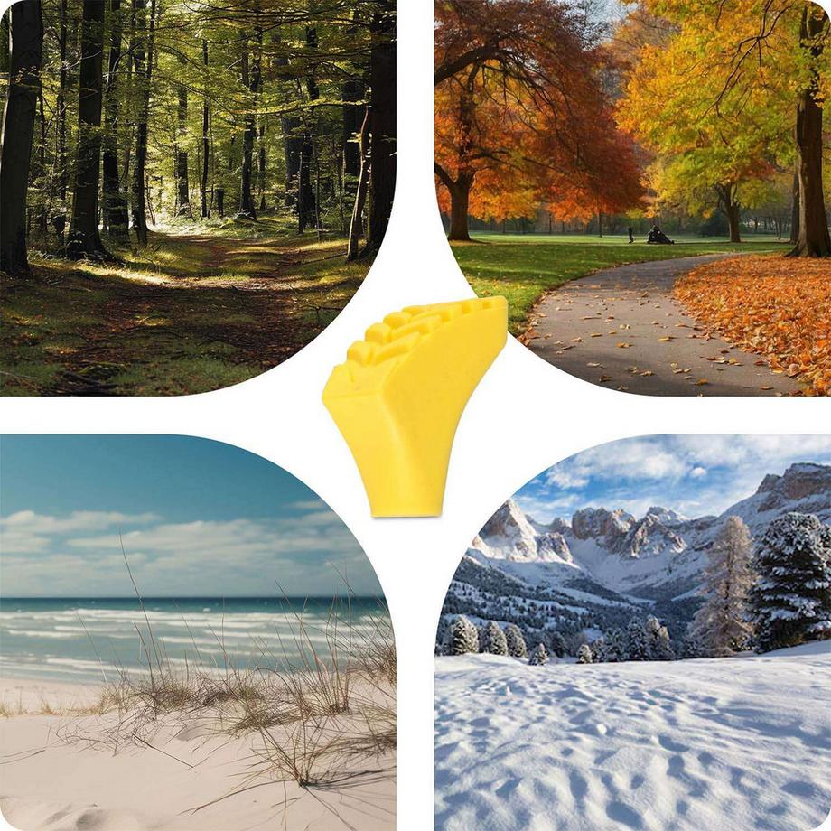 B2X  Überzüge für Nordic Walking Neo-Sport Stöcke, 10 Stück, gelb 