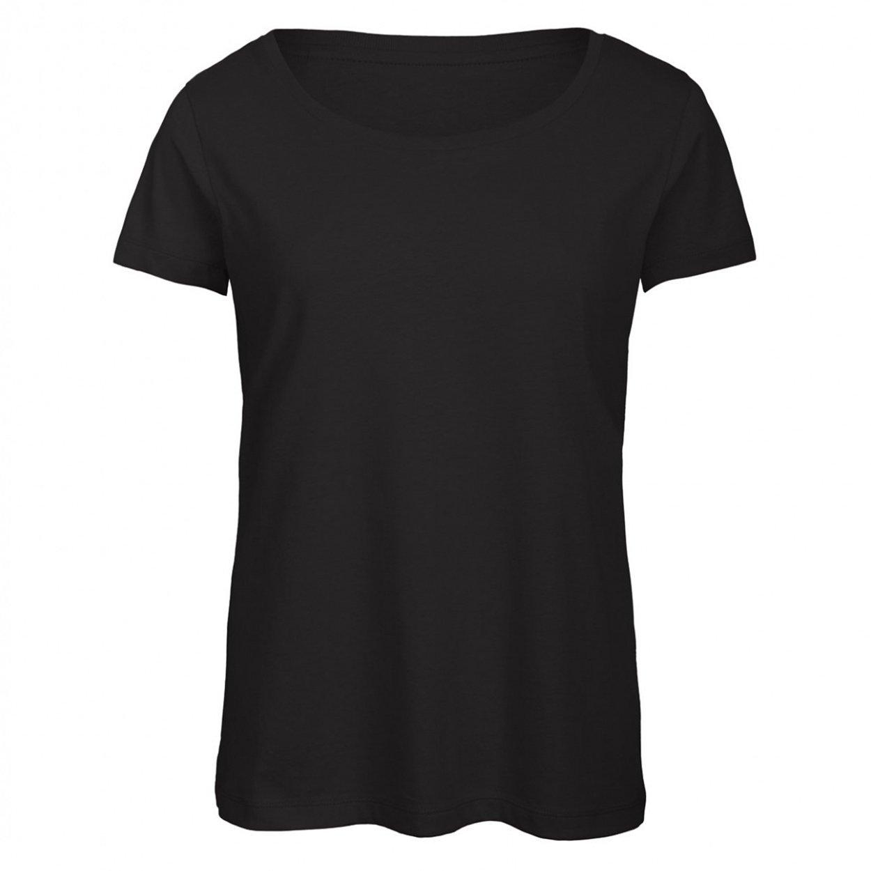 Image of B&c Favourite Triblend Tshirt, Organische Damen Schwarz M