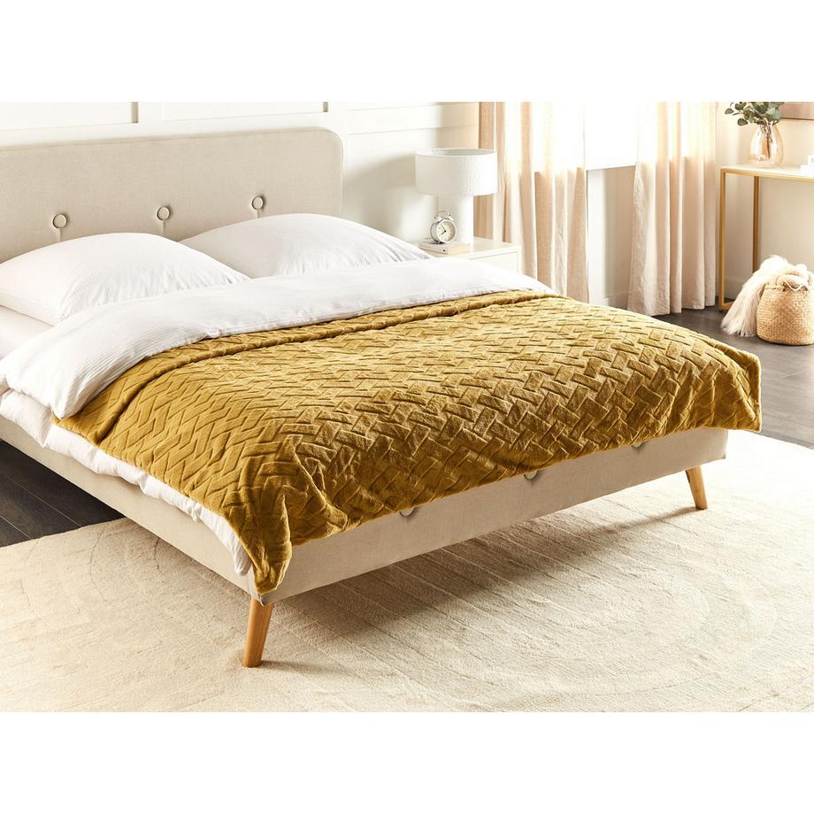 Beliani SITAPUR Couvre-lit en Fourrure synthétique  