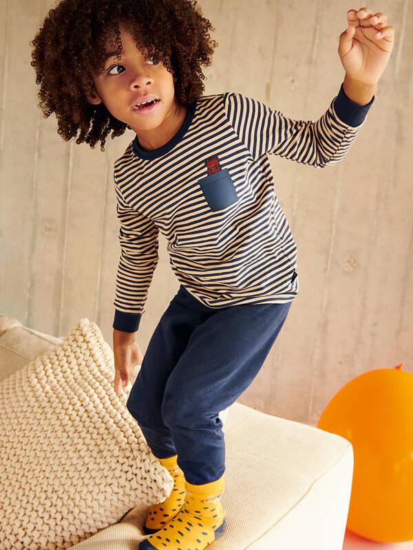 Schiesser  Boys Bündchen Pyjama 