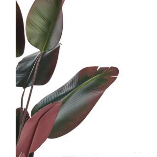 Beliani Kunstpflanze aus Kunststoff Modern BANANA TREE  