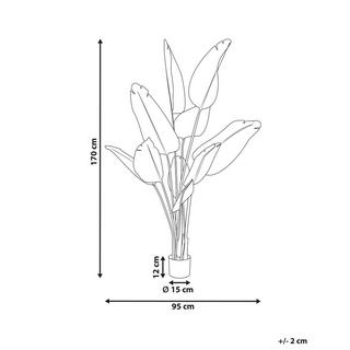 Beliani Pianta artificiale en Materiale sintetico BANANA TREE  