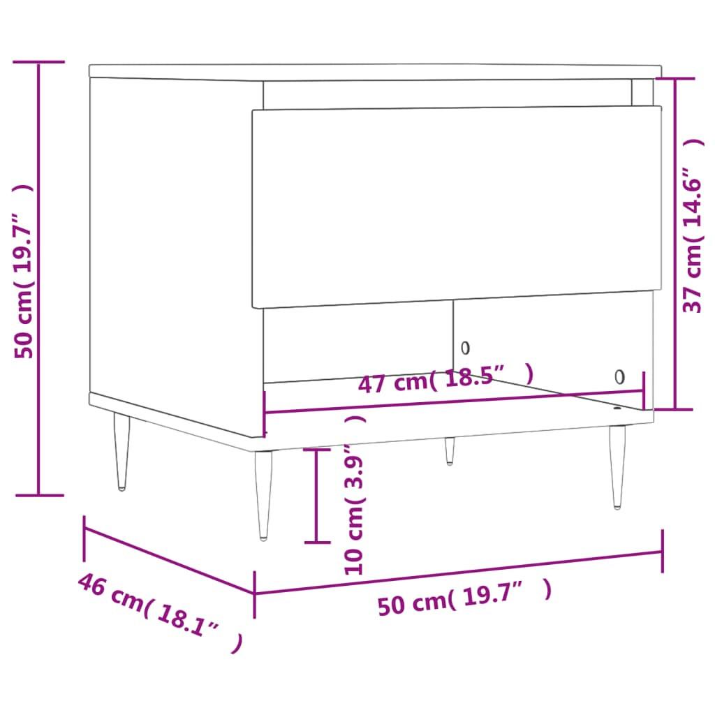 VidaXL Couchtisch holzwerkstoff  