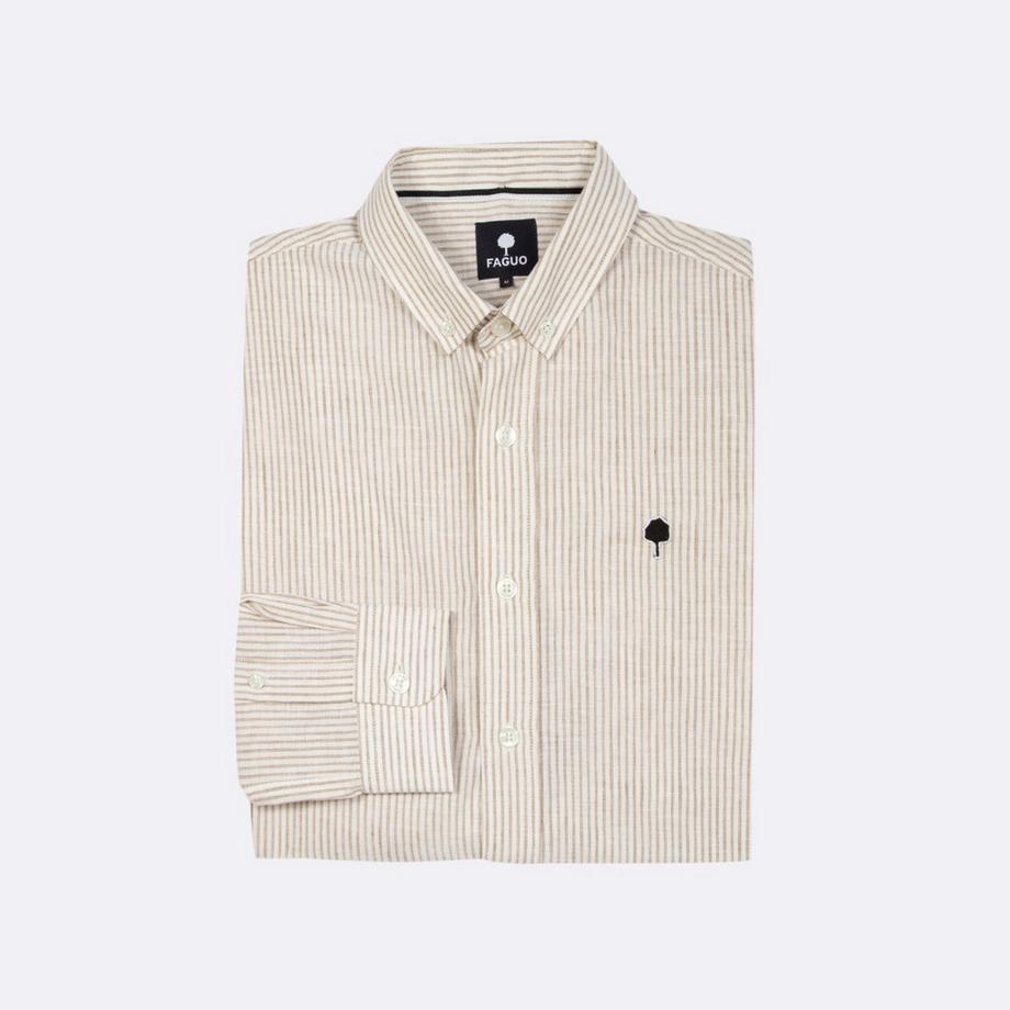 Faguo Ivoy Camicia Cotone Lino  